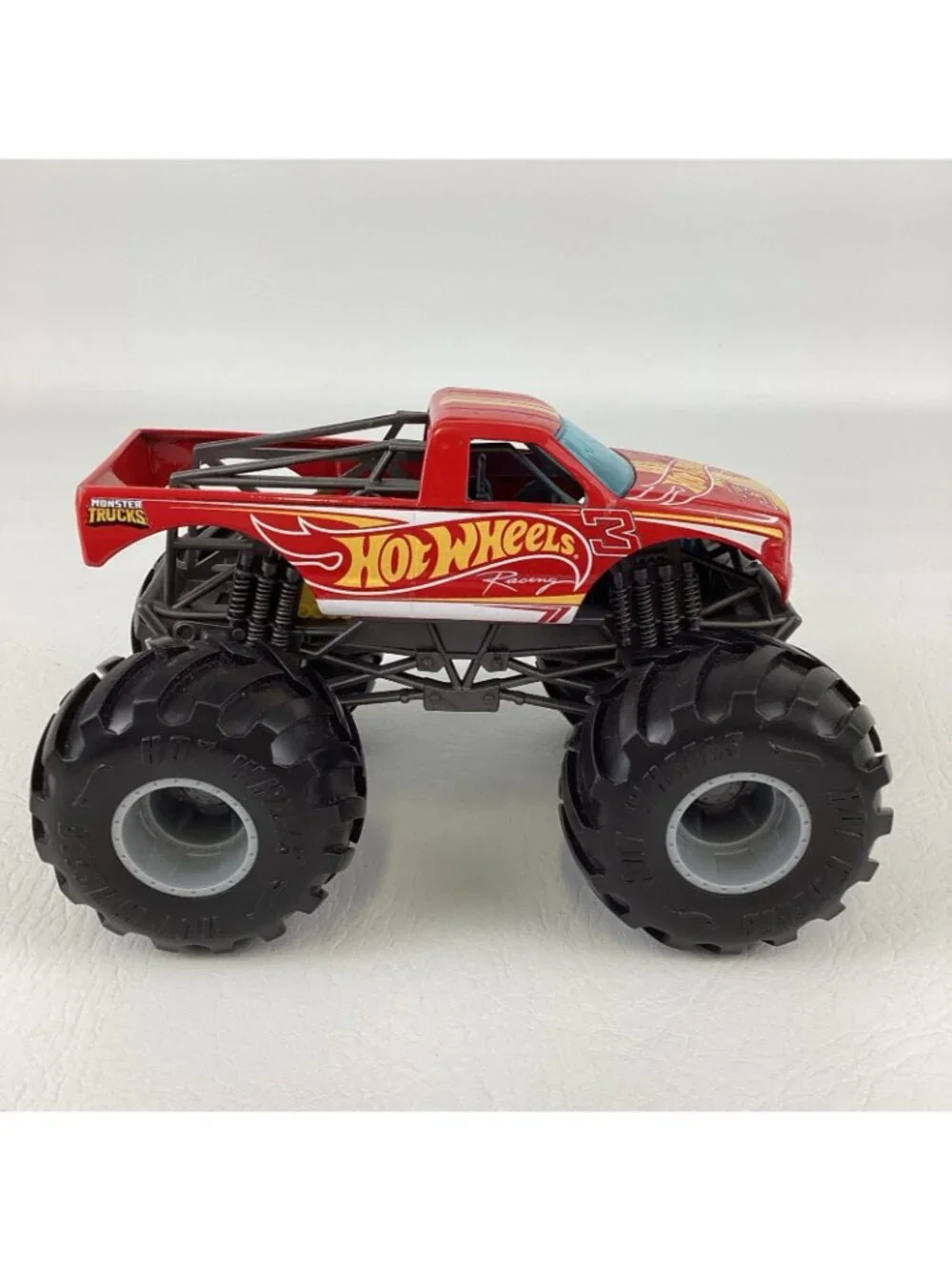 Hot Wheels Racing Monster Truck Red Pickup Diecast Large 1:24 Toy 2015 Mattel